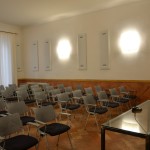 La sala riunioni di Villa Borletti a Origgio