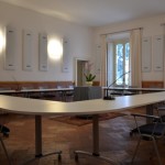 La sala riunioni di Villa Borletti a Origgio