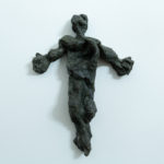 17. Franco Fossa, Crocifisso, gesso patinato, cm 70×50