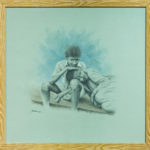 23. Giampaolo Muliari, Senza titolo, pastelli su carta, cm 70×70