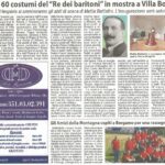 10. Oltre 60 costumi del “Re dei baritoni” in mostra a Villa Borletti (marzo 2023)